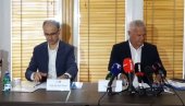 MACUT I PUZOVIĆ SE OBRAĆAJU JAVNOSTI: Premijer u poseti preduzeću Srbijavode (VIDEO)