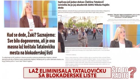 LAŽ ELIMINISALA TATALOVIĆKU SA BLOKADERSKE LISTE: Ništa od kandidature za poslanika Skupštine (VIDEO)
