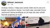 JEZIVE KLETVE UPUĆENE ANDREJU VUČIĆU Jaćimović: Crni barjak da ti se vije na kući - usledile još gore poruke