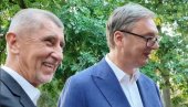 UZ DOMAĆINSKU TRPEZU DO JOŠ ČVRŠĆIH VEZA: Predsednik Vučić priredio večeru Andreju Babišu u čast  (VIDEO)