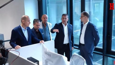 Macut i Lončar obišli završne radove na novoj zgradi Zavoda za urgentnu medicinu Beograd (VIDEO)