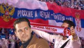 BIKOVIĆ JEDNIM POTEZOM RASPAMETIO RUSE! Izvukao Zvezdin šal, sa tribina se čulo Rusi, Srbi, braća zauvek! (VIDEO)