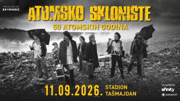 Пола века чистог рокенрола: АТОМСКО СКЛОНИШТЕ 11. СЕПТЕМБРА слави јубилеј НА ТАШМАЈДАНУ