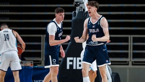 SJAJAN START ORLIĆA: Juniori Srbije pobedili na početku Evrobasketa