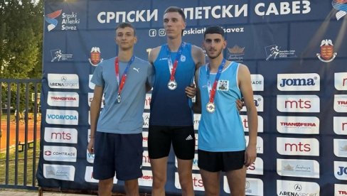 ЋУПРИЈСКОМ АТЛЕТИЧАРУ СРЕБРО: Иван Пајкић вицешампион на Првенству Србије