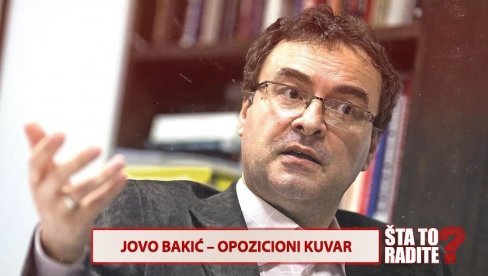 LAŽOMER: Šta to radite? Jovo Bakić - opozicioni kuvar (VIDEO)