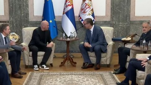 VUČIĆ SA DELEGACIJOM UFC: Nisam znao da je UFC toliko popularan u ovoj zemlji (VIDEO)