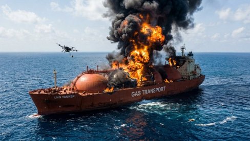 EKSPLODIRAO AMERIČKI TANKER ZA GAS: Pogođen u egipatskoj luci Damijeta na Sredozemnom moru