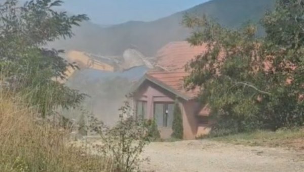 РУШЕЊЕ ЈЕ КУРТИЈЕВА ПОЛИТИКА: Од мотела на Газиводама није остало ништа - наставак етничког чишћења свега српског на КиМ (ВИДЕО)