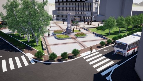 USKORO UREĐENJE TRGA OSLOBOĐENJA: U toku javna prezentacija budućeg izgleda centra Vlasotinca (FOTO)