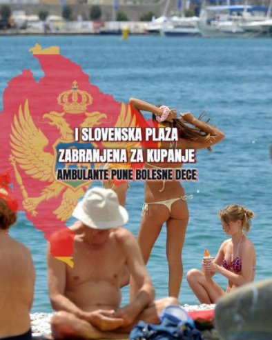 МАСОВНО ЗАТВАРАЊЕ ПЛАЖА У ЦГ: Вода опасна за купање, амбуланте пуне болесне деце - и на Словенској плажи забрањено купање