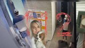 СНИМАК ИЗ ЗГРАДЕ: Убио руску мисицу, раскомадао је и стрпао у торбу - са псом износио део по део тела (ВИДЕО)