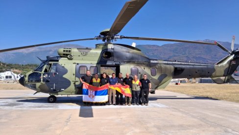 SRPSKA SUPER PUMA U AKCIJI U ŠPANIJI! Pogledajte video iz kokpita helikoptera MUP Srbije